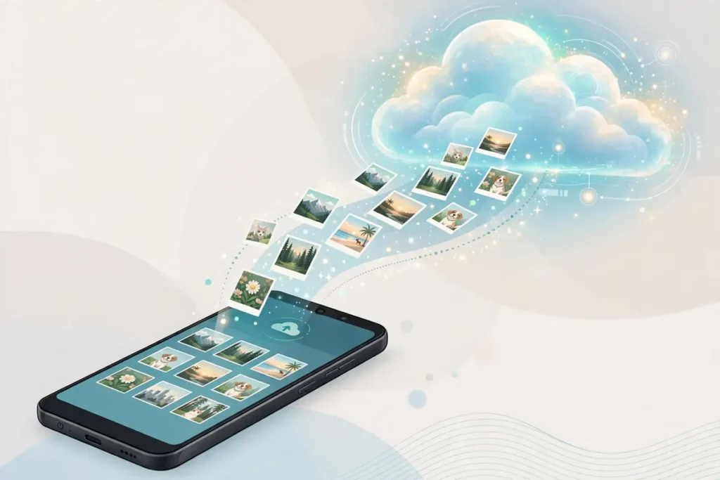 Backing up Android photos to the cloud